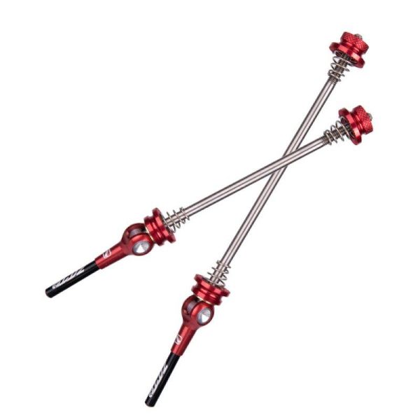 ZTTO Road Bike Quick Release Lever Bicycle Titanium Alloy CNC Rod Riding Accessories Tools  Red  |  Bicycle Accessories Bicycle Accessories Bicycle Accessories