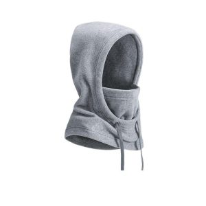 Polar Fleece Balaclava Wind-Resistant Winter Face Mask Fleece Ski Mask Warm Face Cover Hat Cap Scarf DMZ96 For Men Women grey One size fits all  |  Cyclist Equipment Cycling Cyclist Equipment