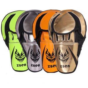 PU Leather Boxing Glove Arc Fist Target Punch Pad for MMA Boxer Muay Thai Training Gold  |  Other Sports Products Exercise & Sports Gold