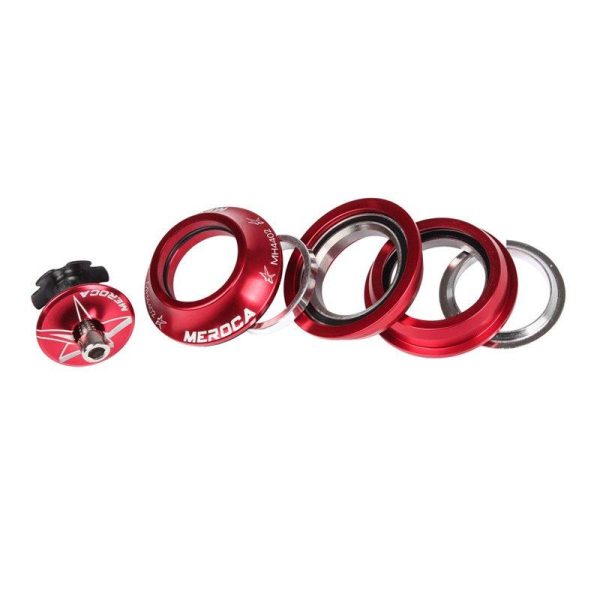 Mountain Bicycle Ultra-light Built-in Straight Pipe Bowl Set red  |  Bicycle Accessories Bicycle Accessories Bicycle Accessories