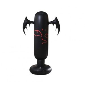 Inflatable Vertical Boxing Column Tumbler Inflatable Sandbag Decompression Fitness Toy Dark Angel (Black)  |  Other Sports Products Exercise & Sports Dark Angel (Black)