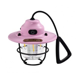 Outdoor Led Camping Light Usb Rechargeable Hanging Retro Tent Light For Garden Yard Patio Tree Decoration pink  |  Outdoor Lamps Camping & Hiking Outdoor Lamps