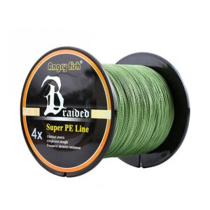 Professional Strong 1000m/1093yds 4braid Solid Color Braided Fish Line – Green 0.45mm-70lb  |  Fishing Accessories Fishing Accessories 0.45mm-70lb