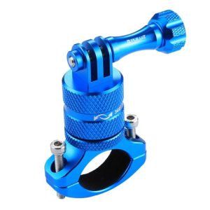 PULUZ 360 Degree Rotation Bike Aluminum Handlebar Adapter Mount for GoPro GoPro Hero4/5/6 blue  |  Bicycle Accessories Bicycle Accessories Bicycle Accessories