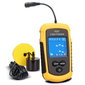 Portable Color Screen Fish Finder Handheld Sonar Ice Fishing Fish Finder Underwater Smart Detector English Version  |  Hunting Supplies Hunting & Fishing FF1108-1C (English)