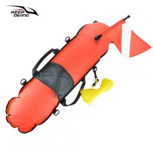 Spearfishing Scuba Diving Inflation Buoy Signal Float Ball + Diving Flag Freediving Gear Equipment Orange  |  Hunting Supplies Hunting & Fishing Hunting Supplies