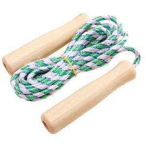 Wooden Handle Skipping Rope Adjustable Skip Rope Competition Fitness Sports Equipment Random Color  |  Fitness Equipment Exercise & Sports Fitness Equipment