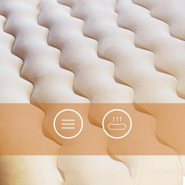 (135 * 70CM) Car Inflatable Bed Cushion Adult Car Travel Large Parts Split foot pier beige  |  Tents & Accessories Camping & Hiking Split foot pier beige