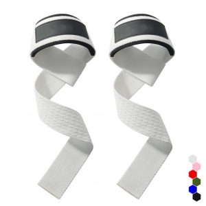 2pcs Weight Lifting Wrist Straps Silicone Non-slip Wear-resistant Gym Lifting Straps For Fitness Bodybuilding Training White  |  Other Sports Products Exercise & Sports Other Sports Products