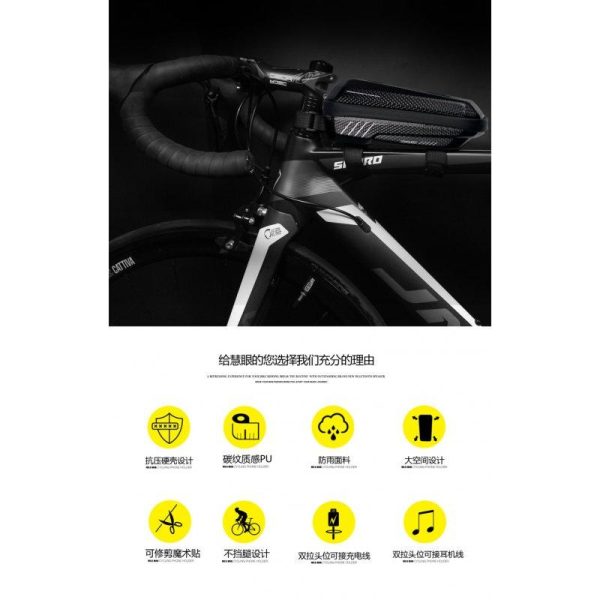 Mountain Bike Equipped Waterproof Bag black_universal  |  Bicycle Accessories Bicycle Accessories Bicycle Accessories