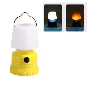 Outdoor Camping Light Led Hanging Tent Lamp Lantern Portable Flashlight Torch Yellow  |  Outdoor Lamps Camping & Hiking KS-8009 (yellow)