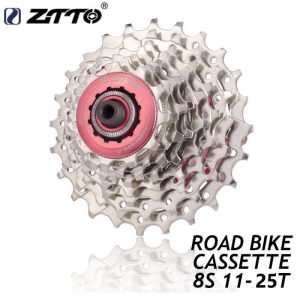 ZTTO 8 Speed 11-25T Road Bike Cassette Wide Ratio Bicycle Freewheel Sprocket ZTTO 8 Speed 11-24T / 11-25T Road Bicycle flywheel 8S 11-25T  |  Bicycle Accessories