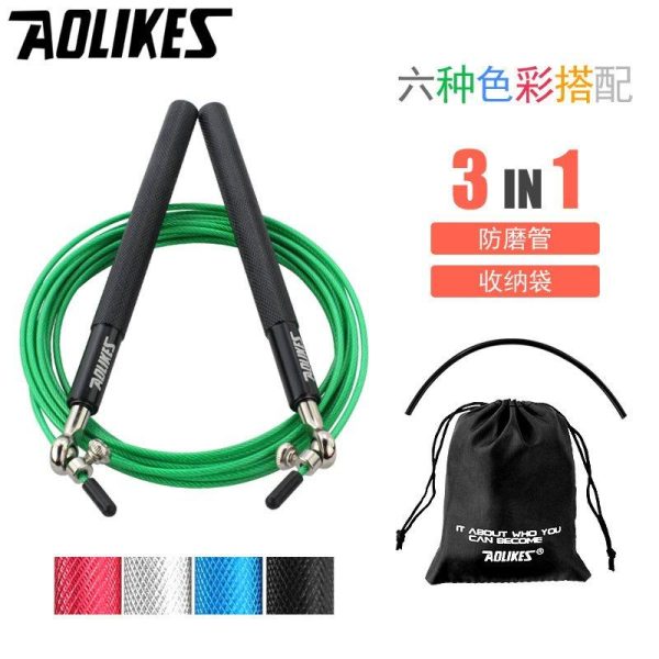 Crossfit Speed Jump Rope Professional Skipping Rope For MMA Boxing Fitness Skip Workout Training red  |  Outdoor Gadgets Camping & Hiking Outdoor Gadgets