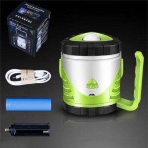 Portable Led Outdoor Camping Light Tent Lamp Multifunctional Usb Charging Telescopic Emergency Light green  |  Outdoor Lamps Camping & Hiking Green