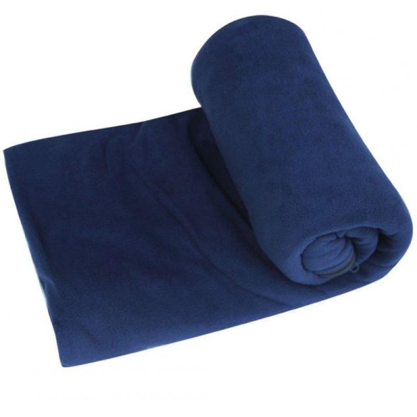 Portable Ultra-light Polar Fleece Sleeping Bag Outdoor Camping Tent Bed Travel Warm Sleeping Bag Liner Navy_185*80  |  Outdoor Gadgets Camping & Hiking Navy + 185*80